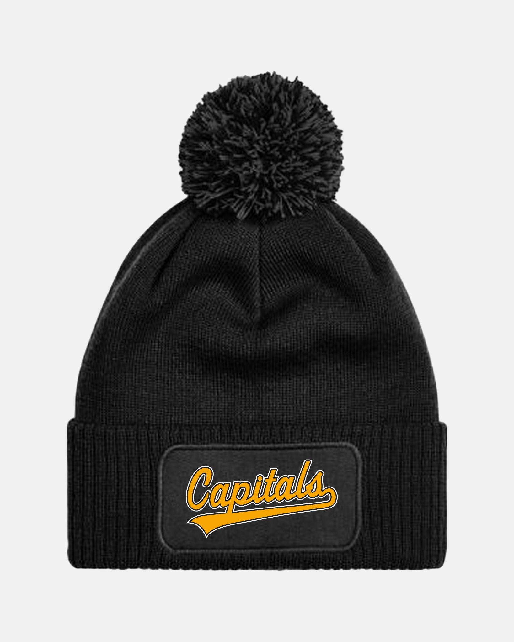 Diamond Pride PomPom Patch Beanie "Bonn Capitals", Script, schwarz