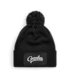 Diamond Pride PomPom Patch Beanie "Freising Grizzlies", Grizzlies, schwarz