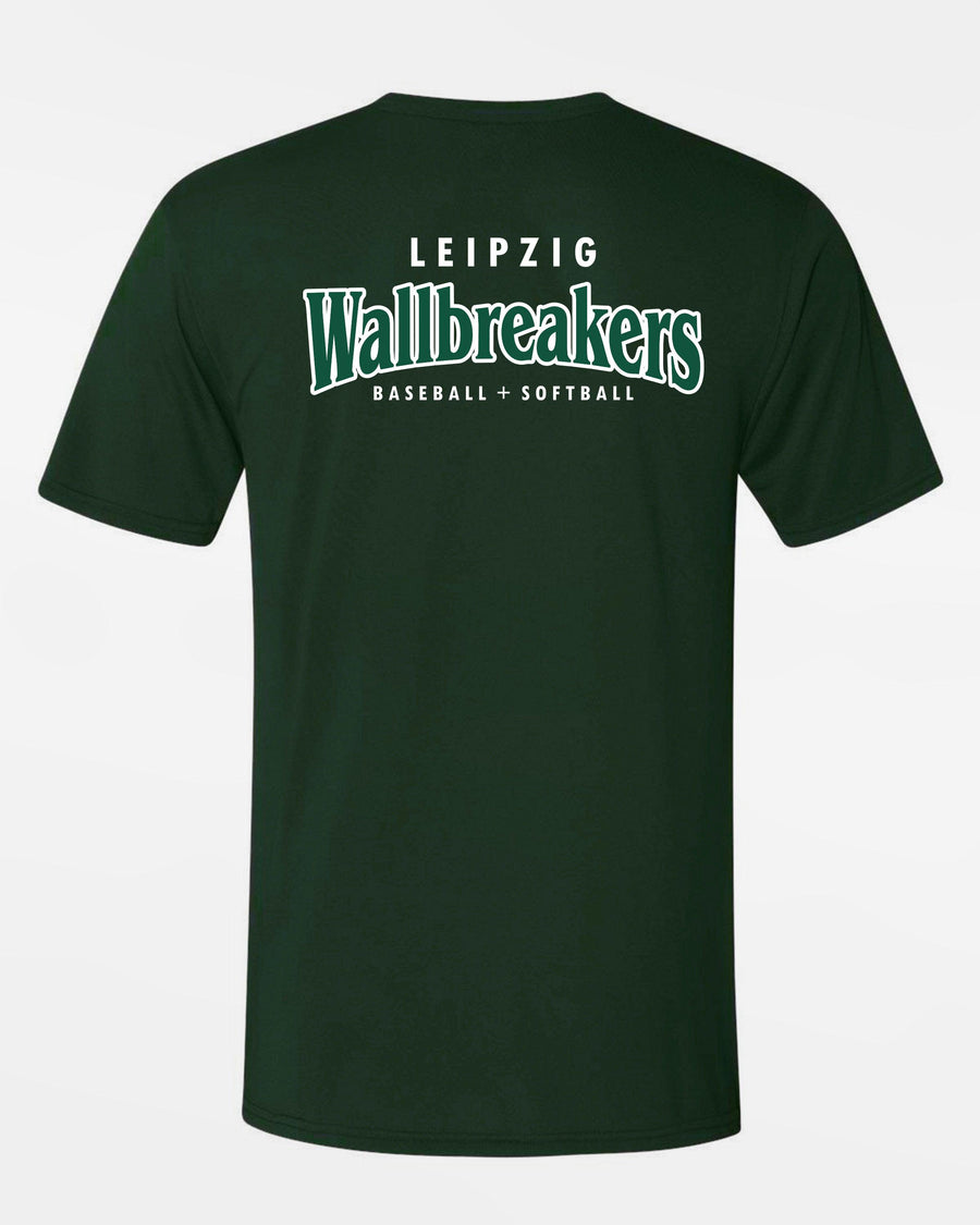 Diamond Pride Premium Functional T-Shirt 2.0 "Leipzig Wallbreakers", Crest & Primary Logo, dunkelgrün-DIAMOND PRIDE
