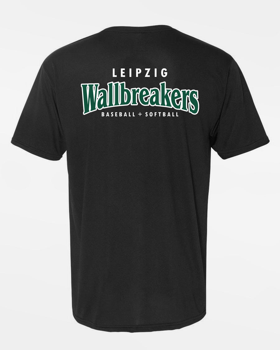 Diamond Pride Premium Functional T-Shirt 2.0 "Leipzig Wallbreakers", Crest & Primary Logo, schwarz-DIAMOND PRIDE