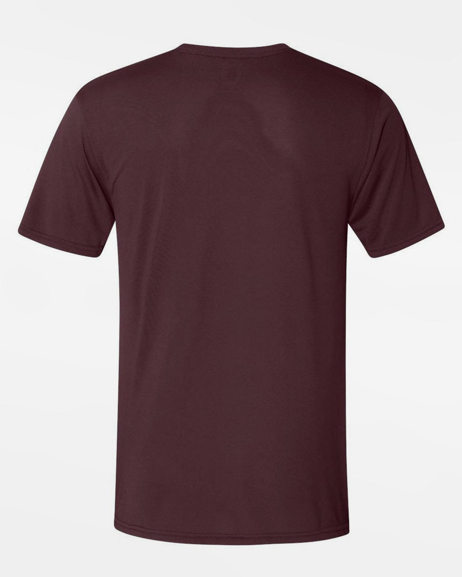 Diamond Pride Premium Functional T-Shirt 2.0 "Wesseling Vermins", Softball, heather maroon-rot-schwarz-DIAMOND PRIDE