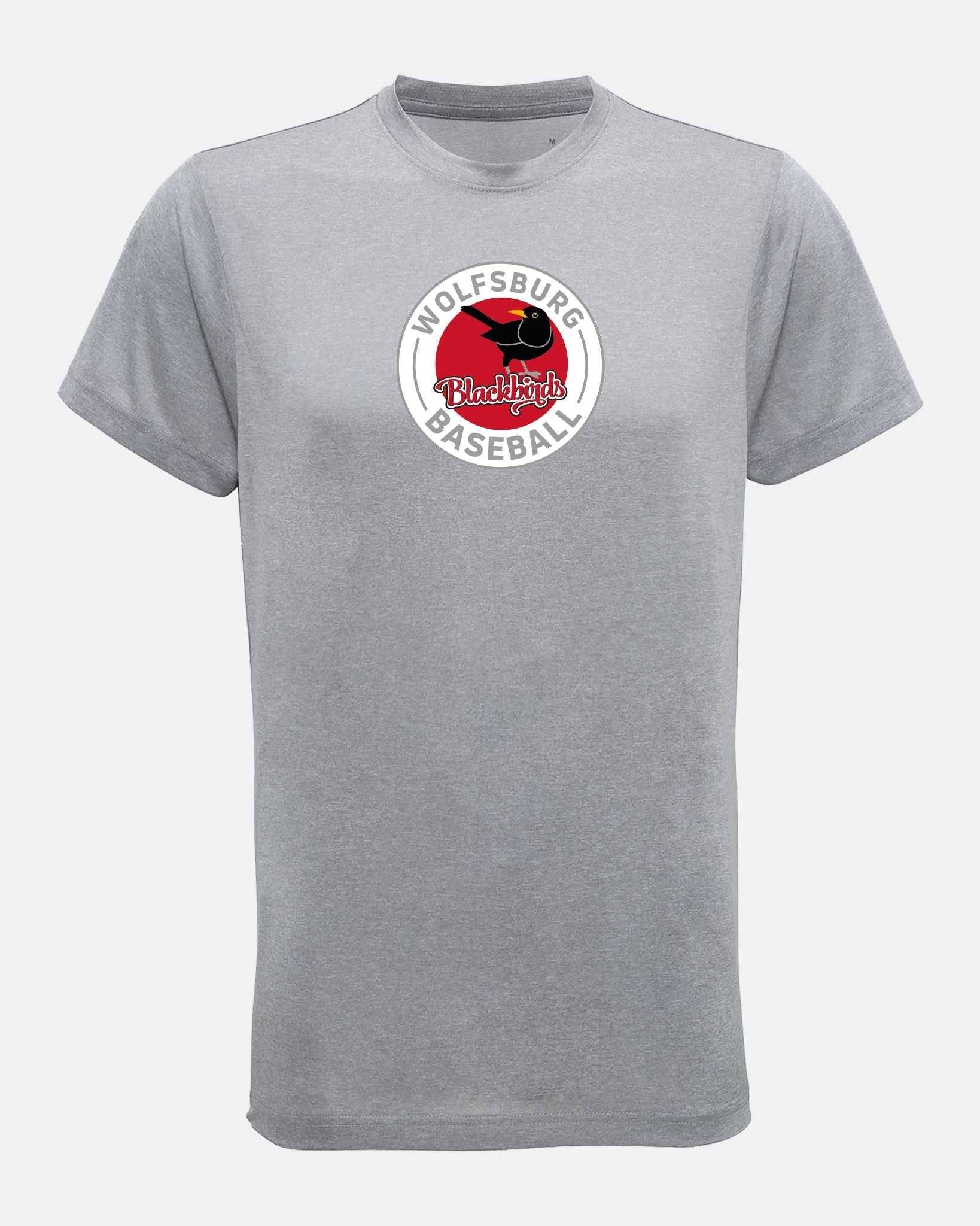 Diamond Pride Premium Functional T-Shirt 2.0 "Wolfsburg Blackbirds", Crest, heather grau