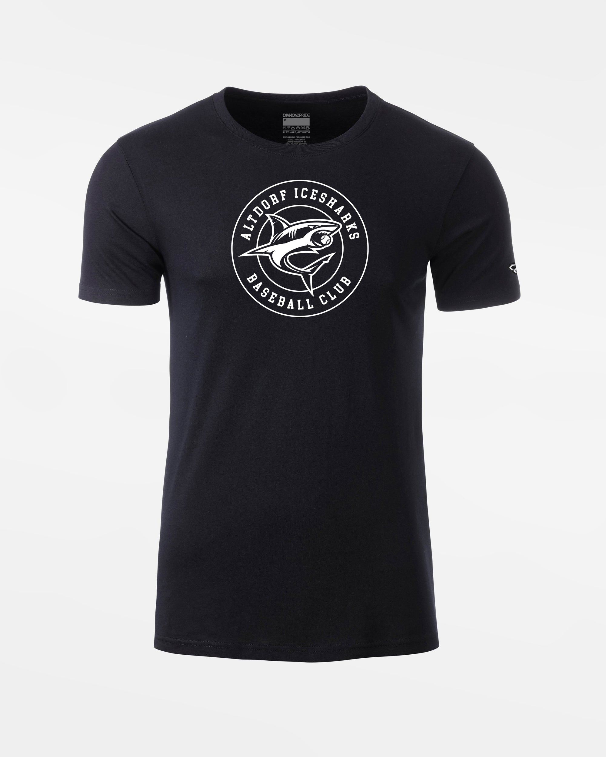Diamond Pride Premium Light T-Shirt "Altdorf Icesharks", Crest, schwarz-DIAMOND PRIDE