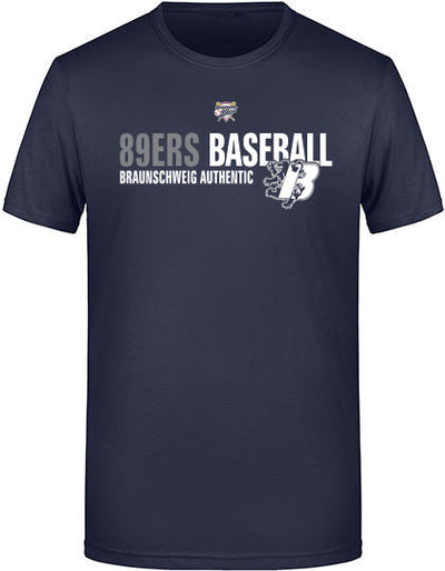 Diamond Pride Premium Light T-Shirt "Braunschweig 89ers", Script, navy blau-DIAMOND PRIDE