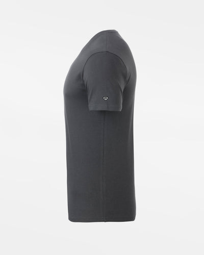 Diamond Pride Premium Light T-Shirt "Herrenberg Wanderers", Script, dunkelgrau-DIAMOND PRIDE