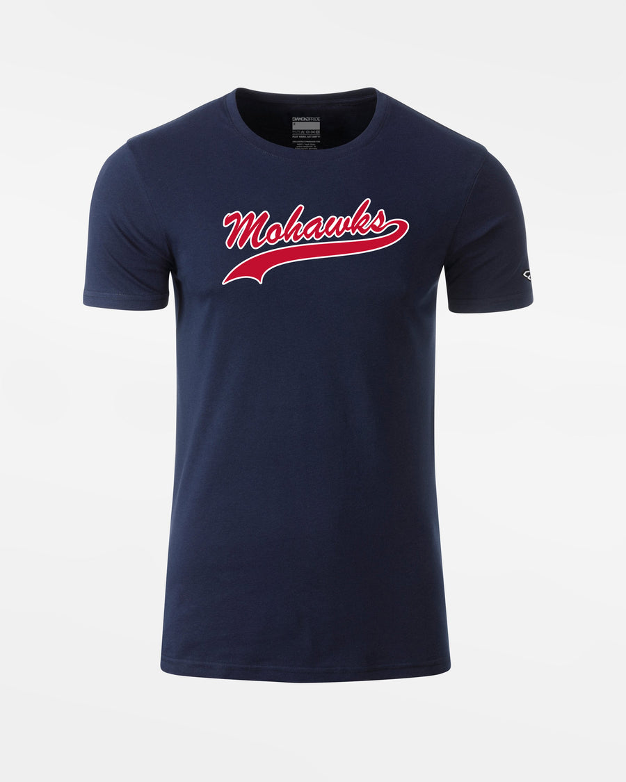 Diamond Pride Premium Light T-Shirt "Nagold Mohawks", Script, navy blau-DIAMOND PRIDE