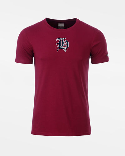 Diamond Pride Premium Light T-Shirt "Tübingen Hawks", H, weinrot-DIAMOND PRIDE