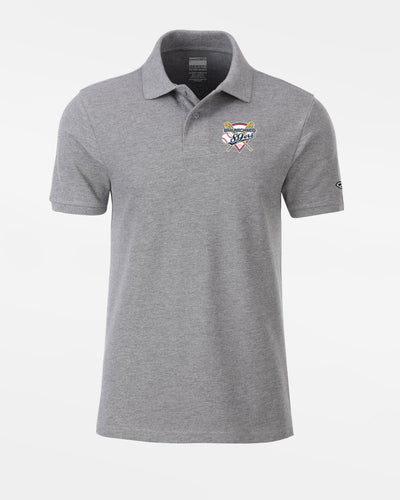 Diamond Pride Premium Polo-Shirt "Braunschweig 89ers", Primary Logo, heather grau-DIAMOND PRIDE