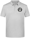 Diamond Pride Premium Polo-Shirt "Stuttgart Reds", Crest, heather grau-DIAMOND PRIDE