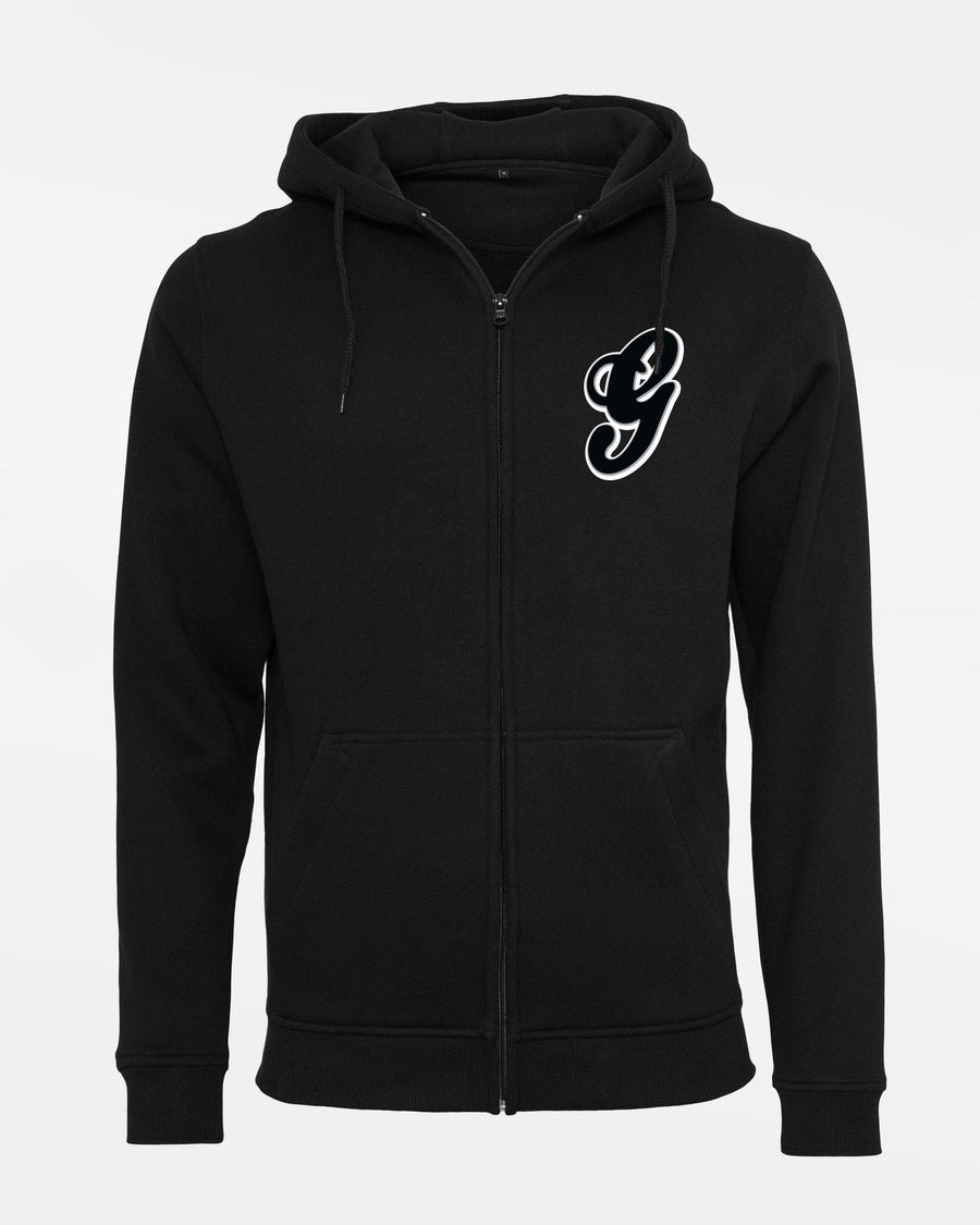 Diamond Pride Premium Zip-Hoodie "Niederlamitz Greens", G, schwarz-DIAMOND PRIDE