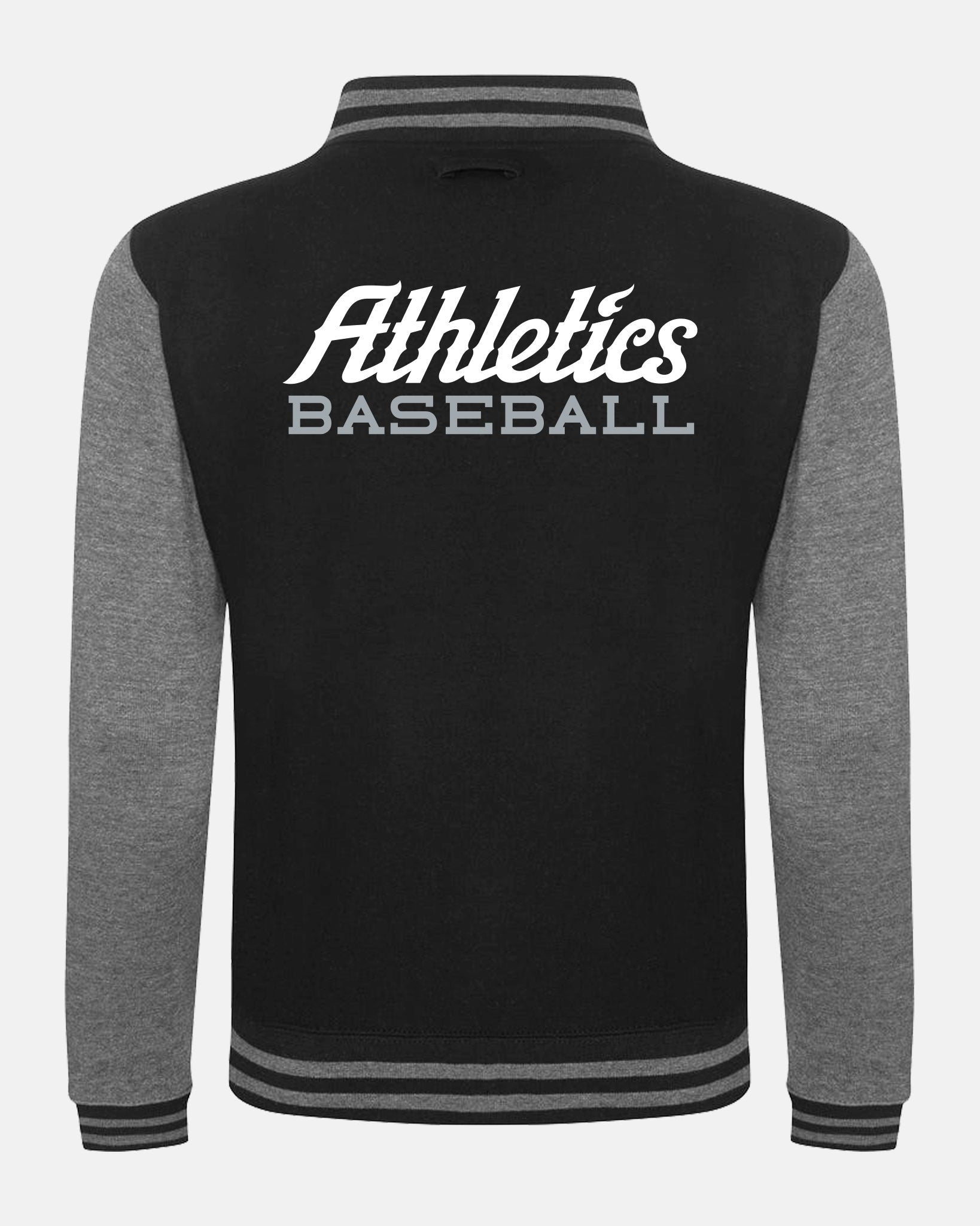 Diamond Pride Varsity College Jacke "Attnang Athletics", A & Athletics Baseball, schwarz-dunkelgrau-DIAMOND PRIDE