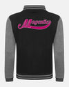 Diamond Pride Varsity College Jacke "Bonn Magentics", M & Magentics, schwarz-dunkelgrau-DIAMOND PRIDE