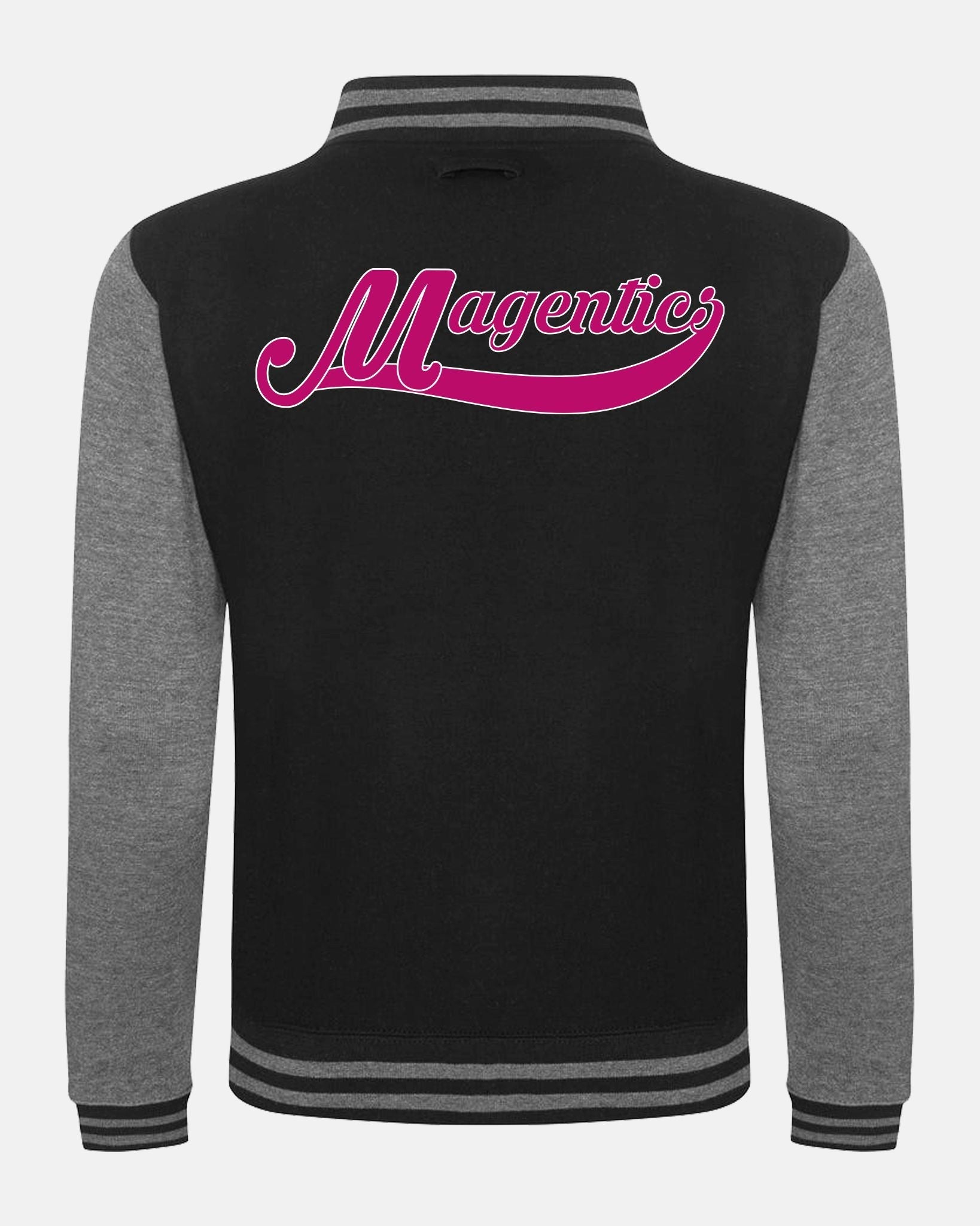 Diamond Pride Varsity College Jacke "Bonn Magentics", M & Magentics, schwarz-dunkelgrau-DIAMOND PRIDE