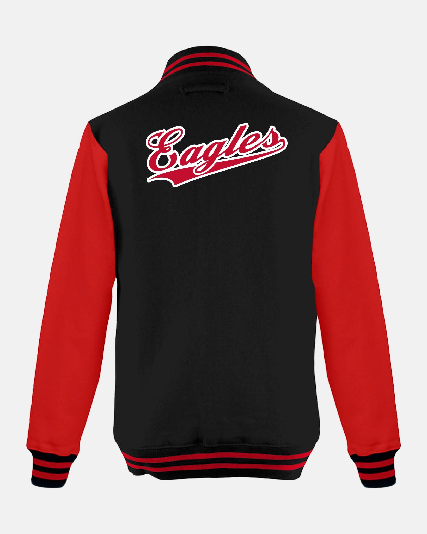 Diamond Pride Varsity College Jacke "Frankfurt Eagles", Crest & Eagles, schwarz-rot-DIAMOND PRIDE