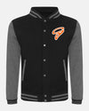 Diamond Pride Varsity College Jacke "Gröbenzell Bandits", G & Script, schwarz-dunkelgrau-DIAMOND PRIDE
