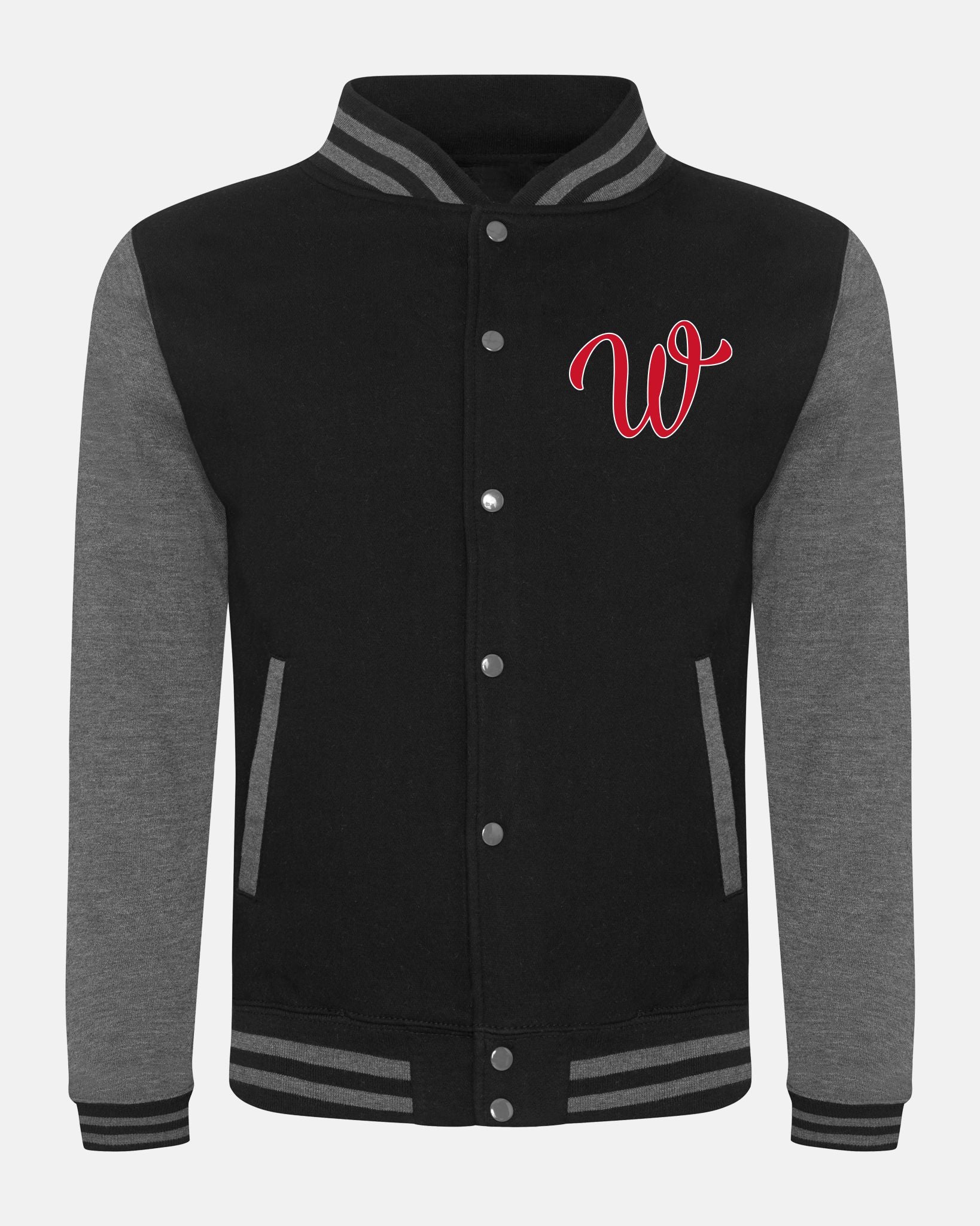 Diamond Pride Varsity College Jacke "Wolfsburg Blackbirds", W & Bird, schwarz-dunkelgrau-DIAMOND PRIDE