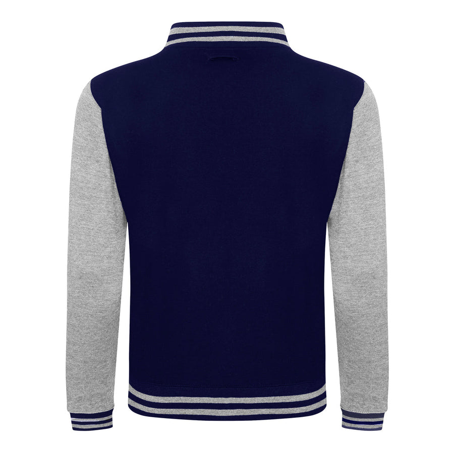 Diamond Pride Varsity College Jacke, navy blau-heather grau-DIAMOND PRIDE