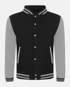 Diamond Pride Varsity College Jacke, schwarz-heather grau-DIAMOND PRIDE