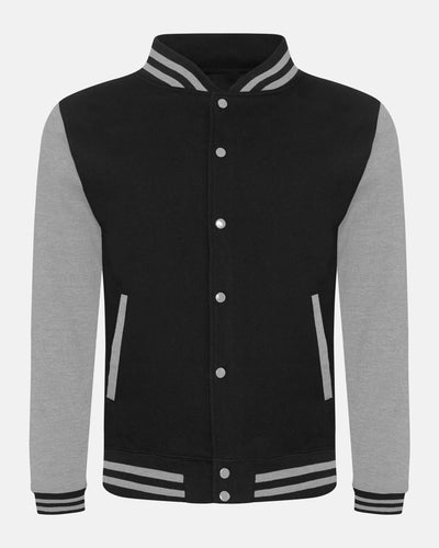 Diamond Pride Varsity College Jacke, schwarz-heather grau-DIAMOND PRIDE