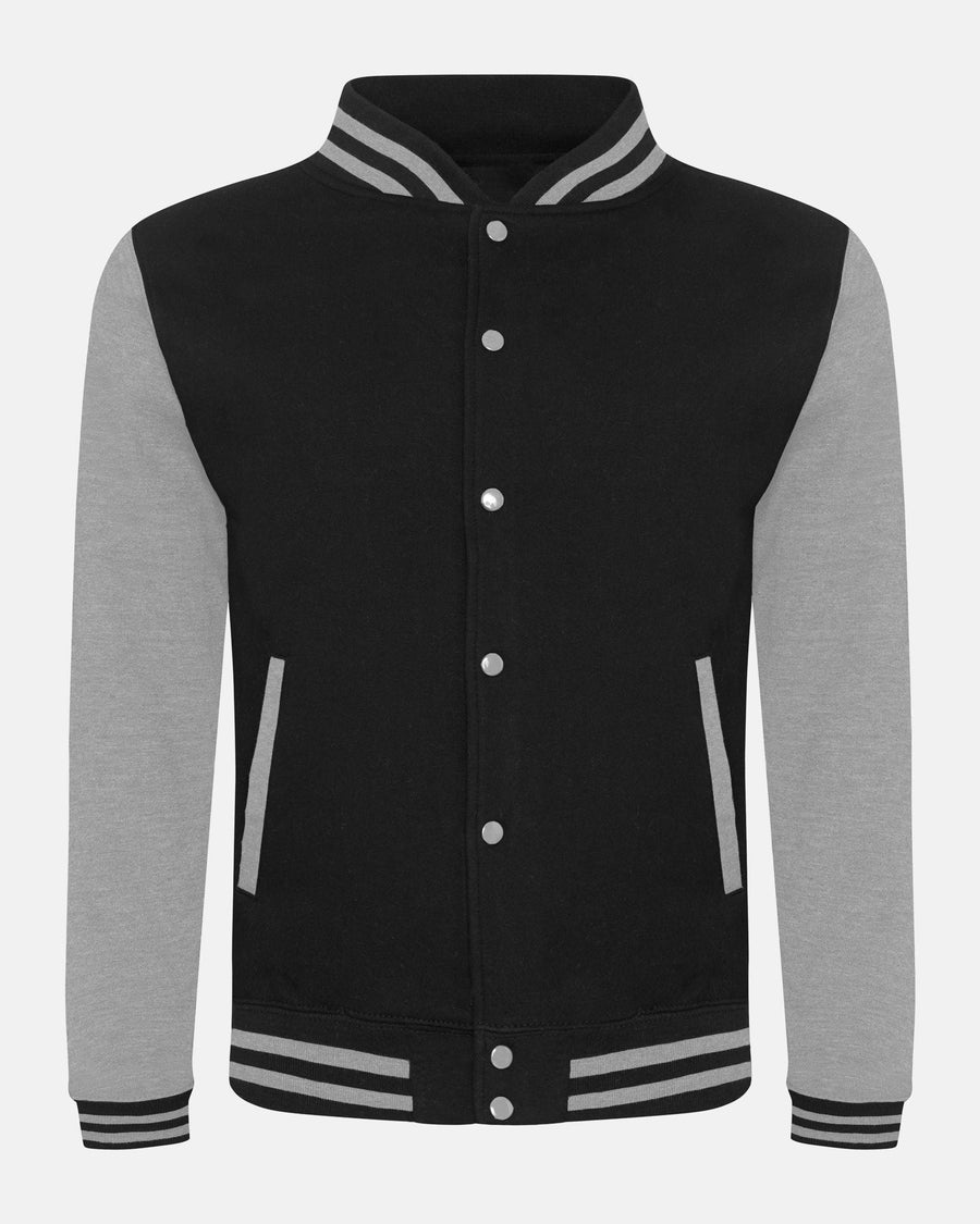 Diamond Pride Varsity College Jacke, schwarz-heather grau-DIAMOND PRIDE