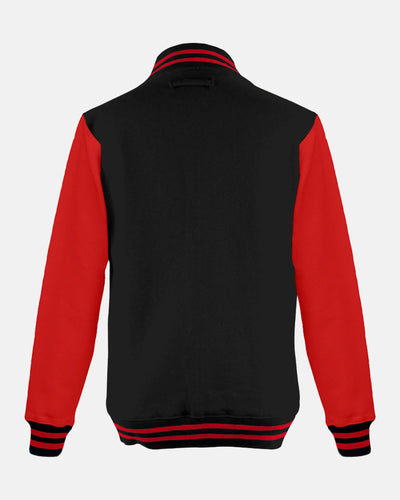 Diamond Pride Varsity College Jacke, schwarz-rot-DIAMOND PRIDE