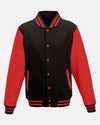 Diamond Pride Varsity College Jacke, schwarz-rot-DIAMOND PRIDE