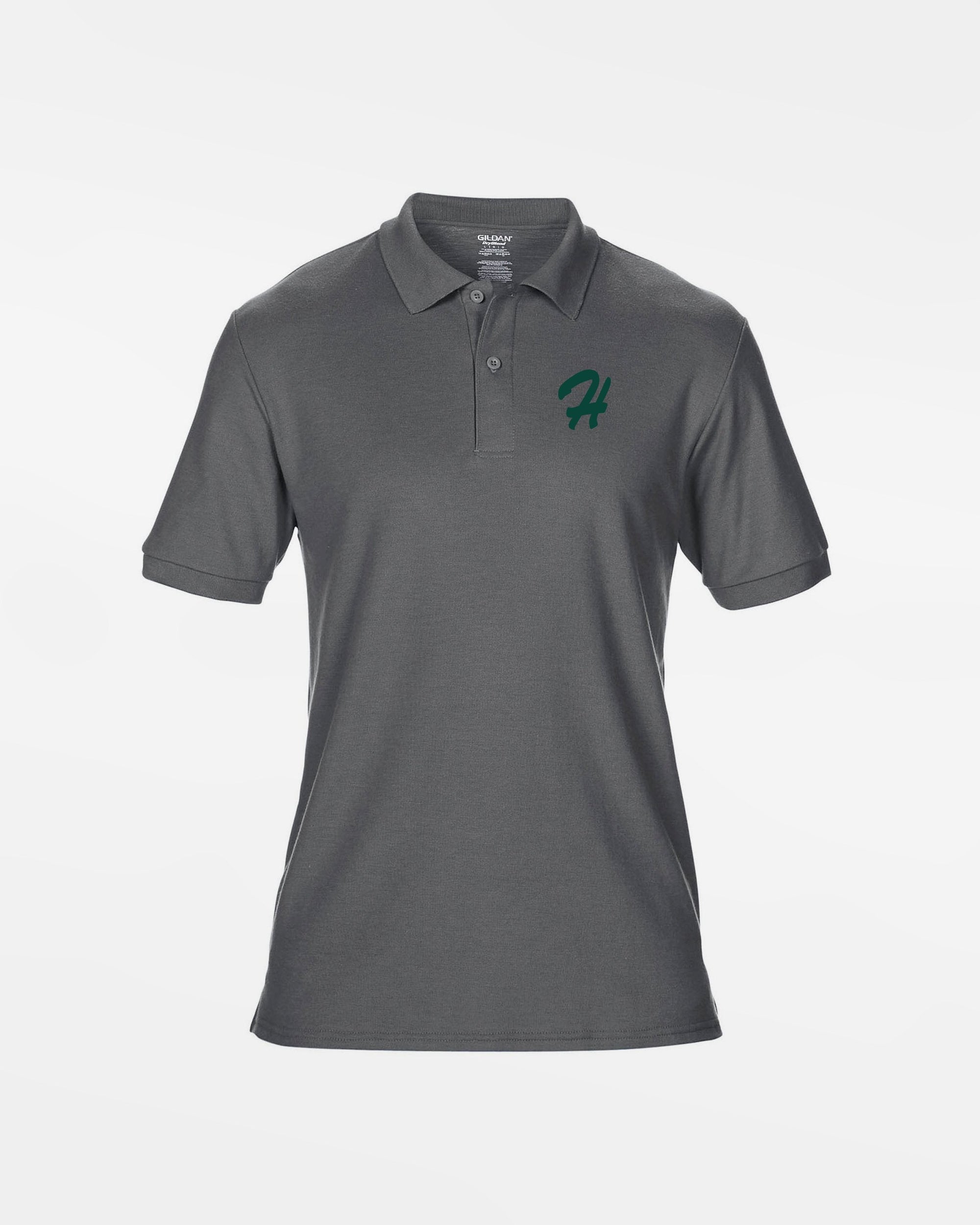 Gildan Kids DryBlend Polo "Herrenberg Wanderers", H, dunkelgrau-DIAMOND PRIDE