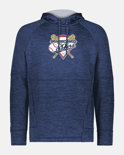 Holloway All-Pro Performance Fleece Hoodie "Braunschweig 89ers", Primary Logo, heather navy blau