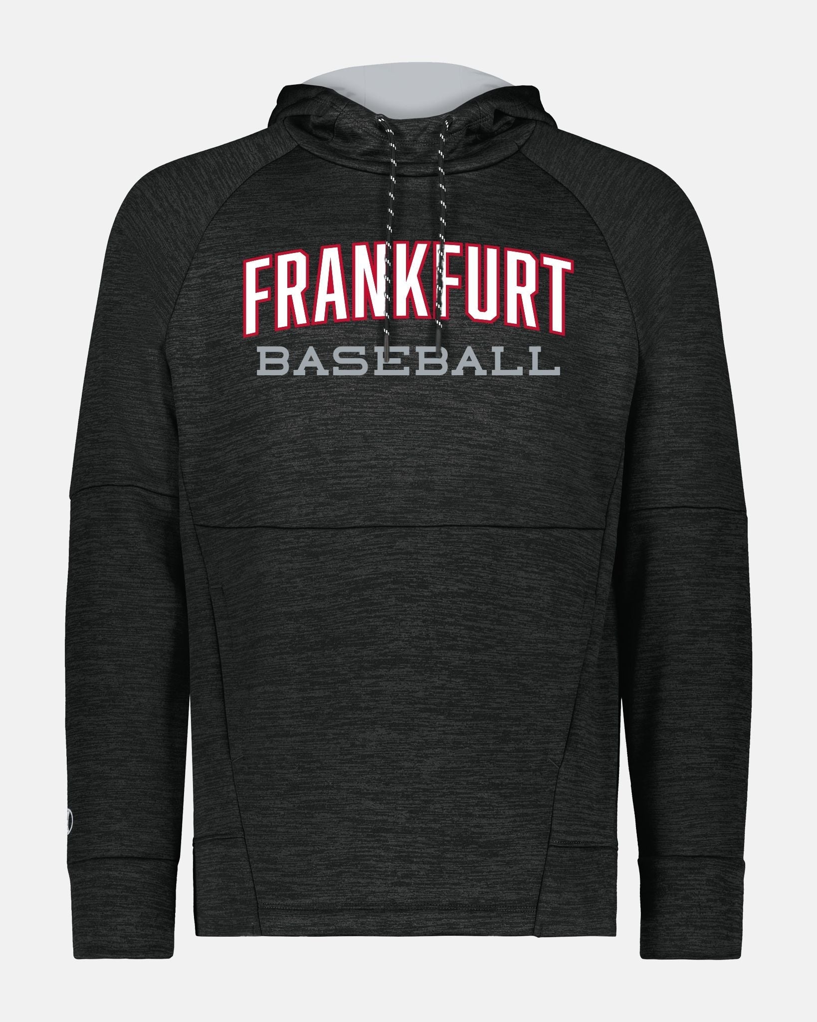 Holloway All-Pro Performance Fleece Hoodie "Frankfurt Eagles", Baseball, heather schwarz-DIAMOND PRIDE