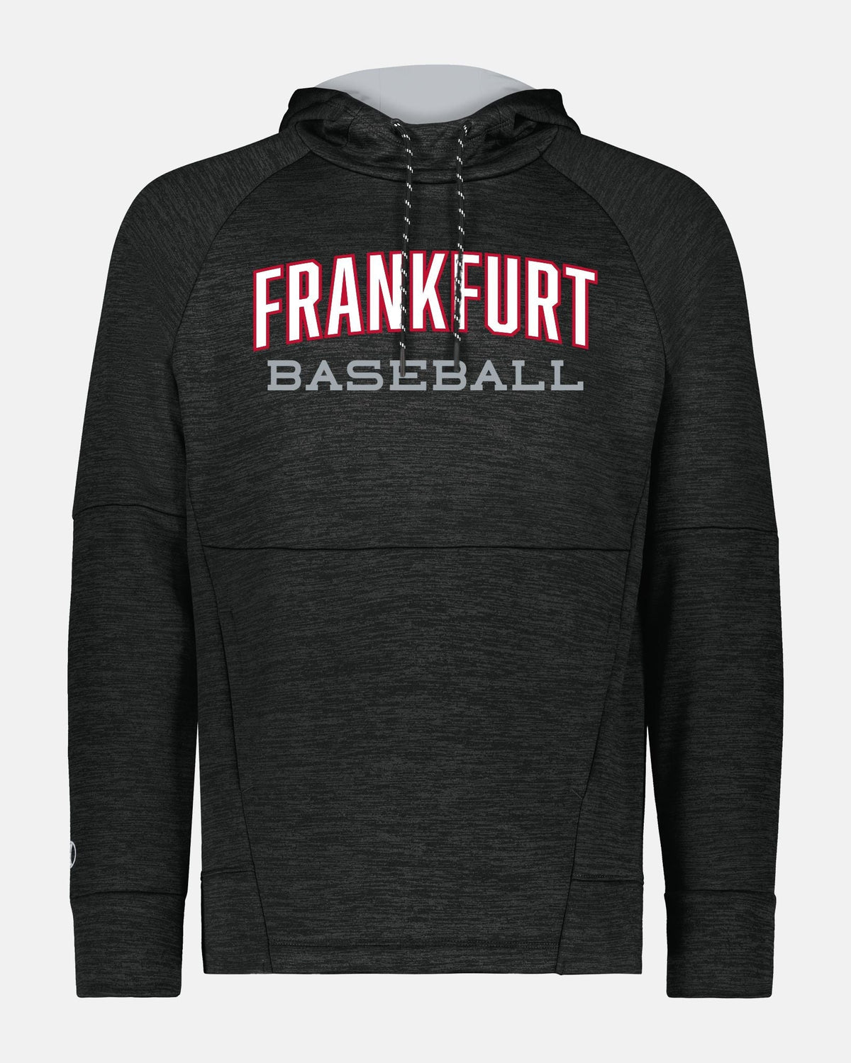Holloway All-Pro Performance Fleece Hoodie "Frankfurt Eagles", Baseball, heather schwarz