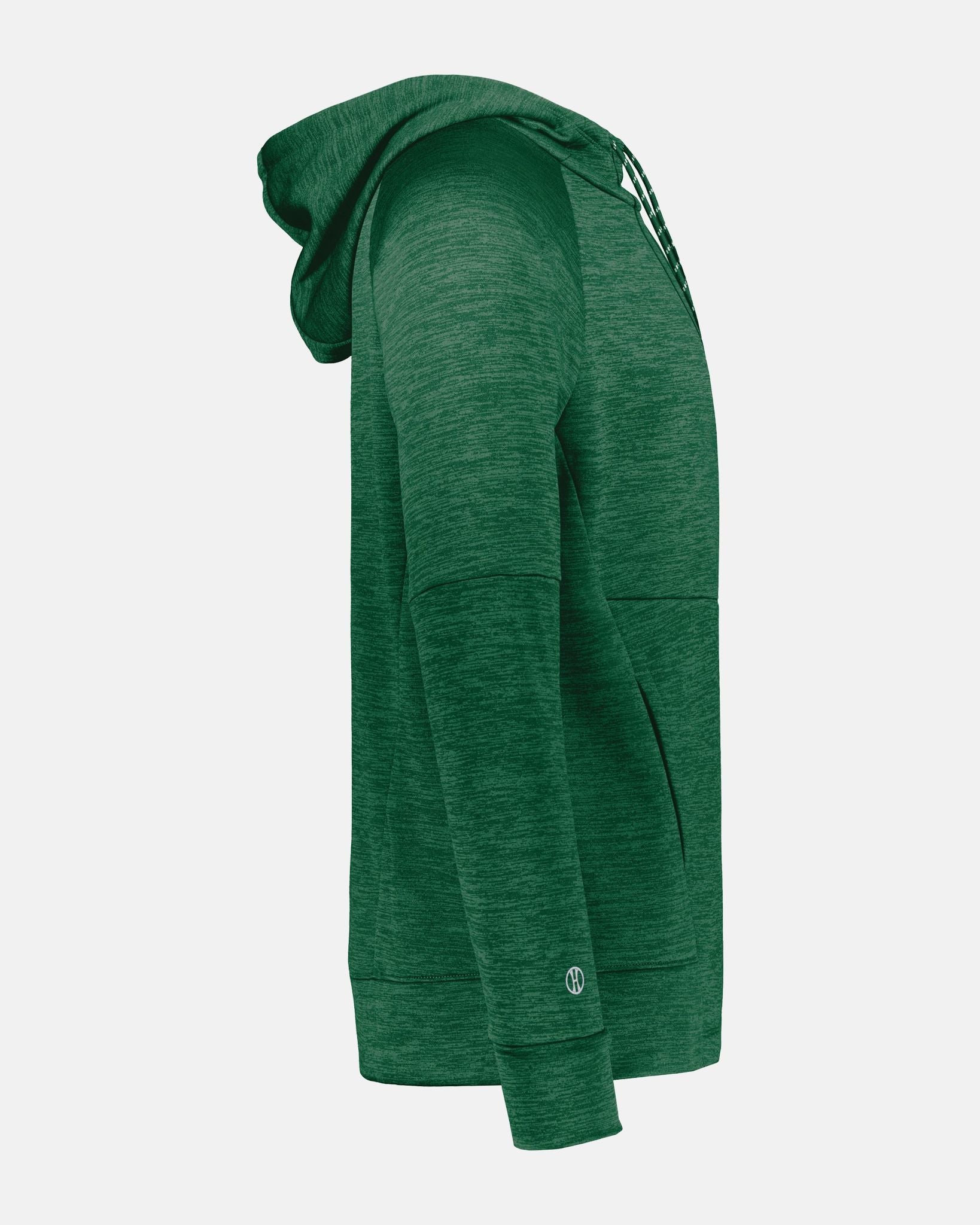 Holloway All-Pro Performance Fleece Hoodie "Grünwald Jesters", Script, heather dunkelgrün-DIAMOND PRIDE