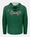 Holloway All-Pro Performance Fleece Hoodie "Kufstein Vikings", Crest & Script, heather dunkelgrün-DIAMOND PRIDE