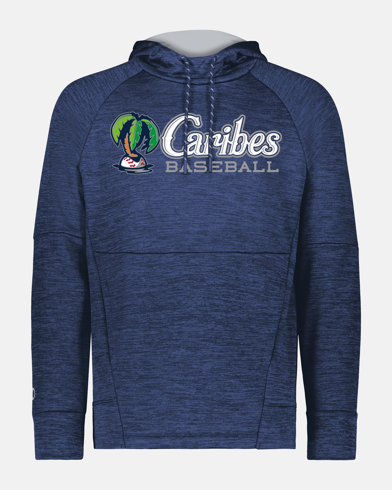 Holloway All-Pro Performance Fleece Hoodie "Munich Caribes", Baseball, heather navy blau-DIAMOND PRIDE