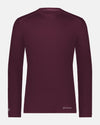 Holloway Essential Long Sleeve, maroon rot