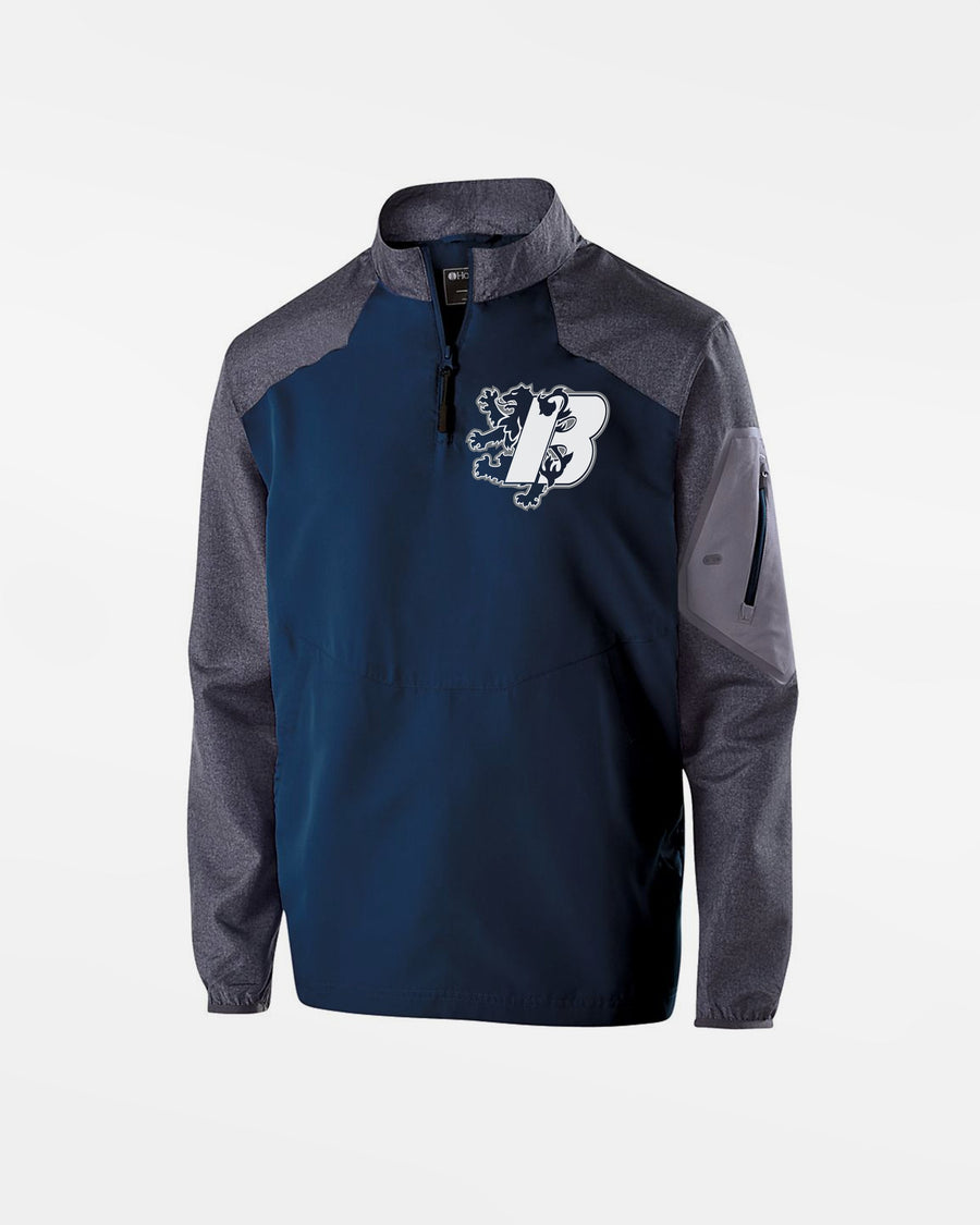 Holloway Kids Raider Warmup Longsleeve Pullover "Braunschweig 89ers", B, navy blau-grau-DIAMOND PRIDE