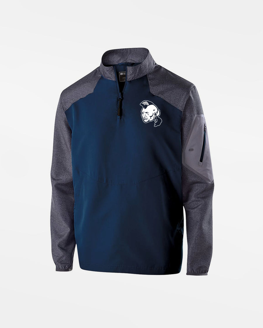 Holloway Kids Raider Warmup Longsleeve Pullover "Nagold Mohawks", Head, navy blau-grau-DIAMOND PRIDE