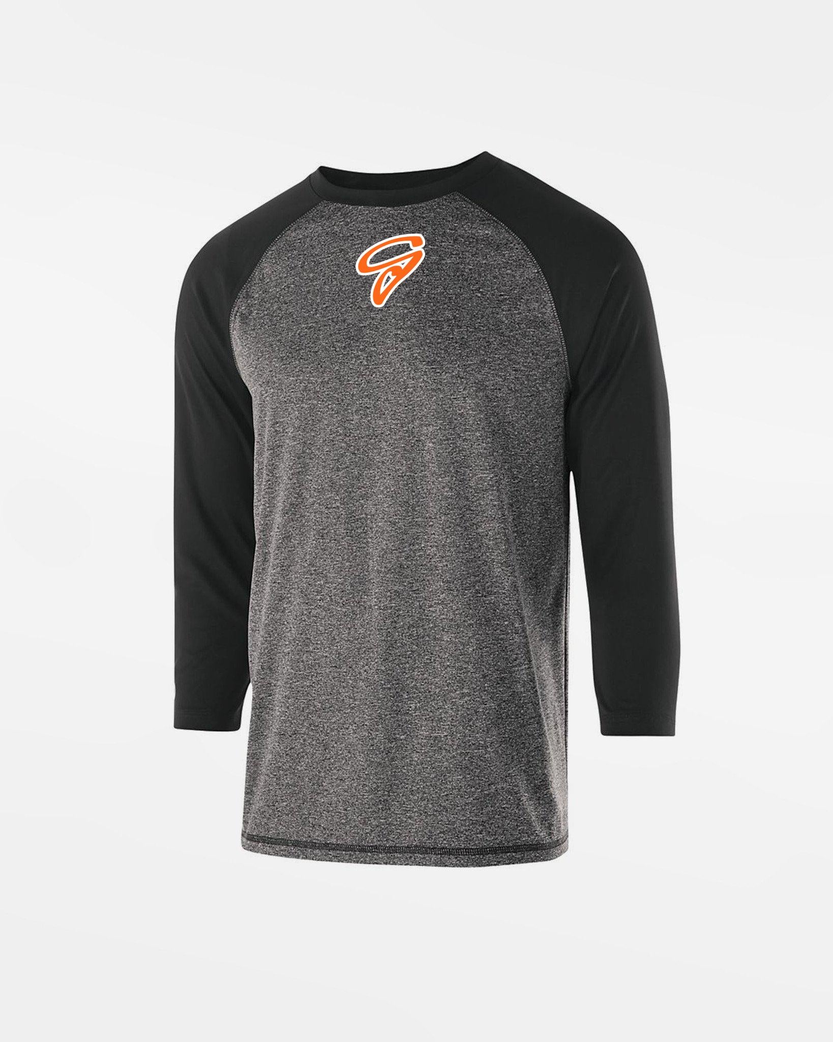 Holloway Kids Typhoon 3/4 Sleeve Functional Shirt "Gröbenzell Bandits", G, schwarz-DIAMOND PRIDE