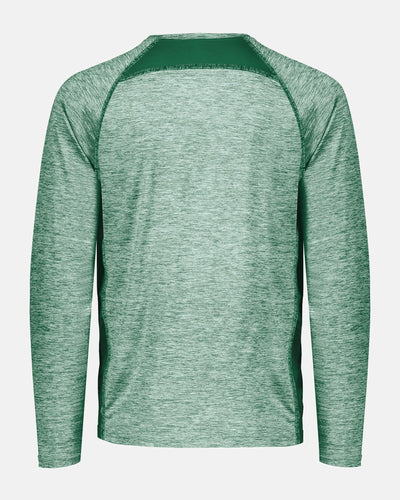 Holloway Longsleeve Coolcore® Shirt, heather dunkelgrün-DIAMOND PRIDE