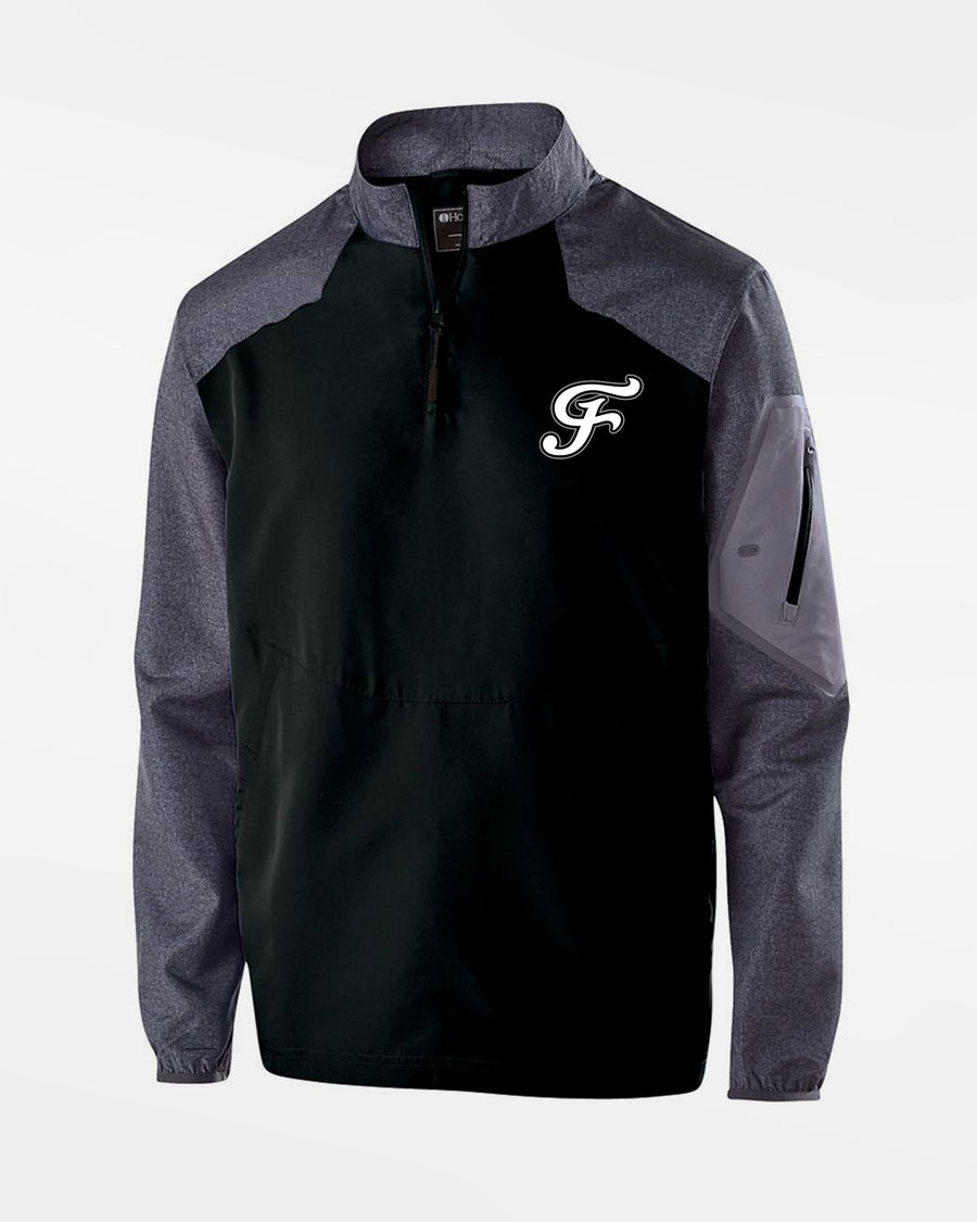 Holloway Raider Warmup Longsleeve Pullover "Freising Grizzlies", F, schwarz-grau-DIAMOND PRIDE