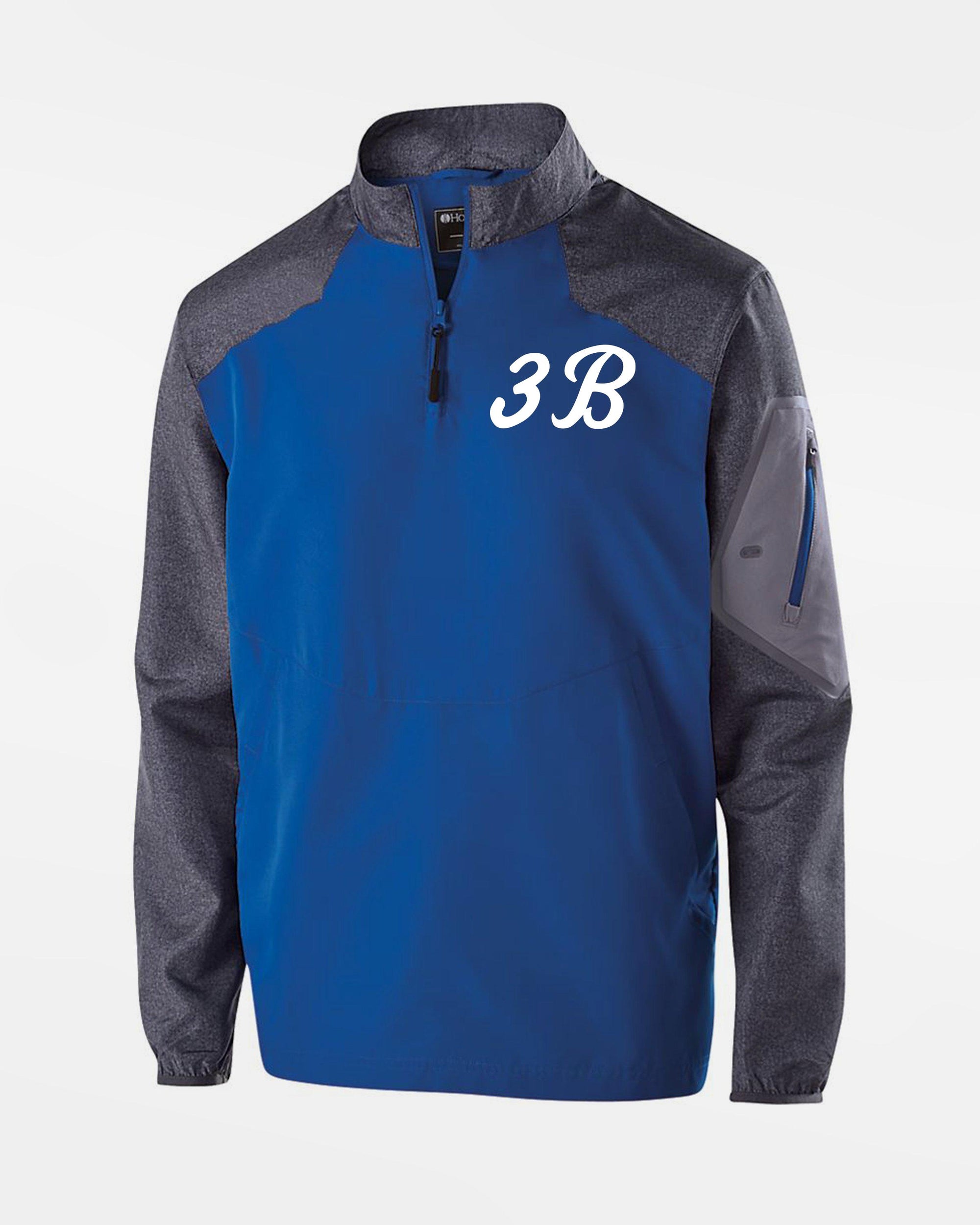 Holloway Raider Warmup Longsleeve Pullover "Hülben 3B", Script, royal blau grau-DIAMOND PRIDE
