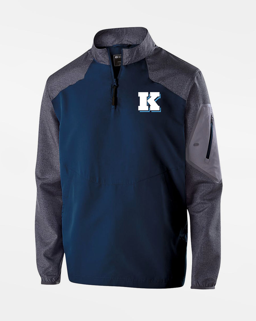 Holloway Raider Warmup Longsleeve Pullover "Kiel Seahawks", K, navy blau-grau-DIAMOND PRIDE