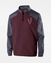 Holloway Raider Warmup Longsleeve Pullover "Wesseling Vermins", V, maroon rot - grau-DIAMOND PRIDE