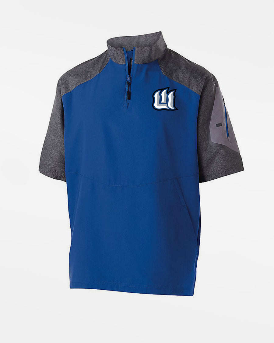 Holloway Raider Warmup Pullover "Laufer Wölfe", W, royal blau - grau-DIAMOND PRIDE