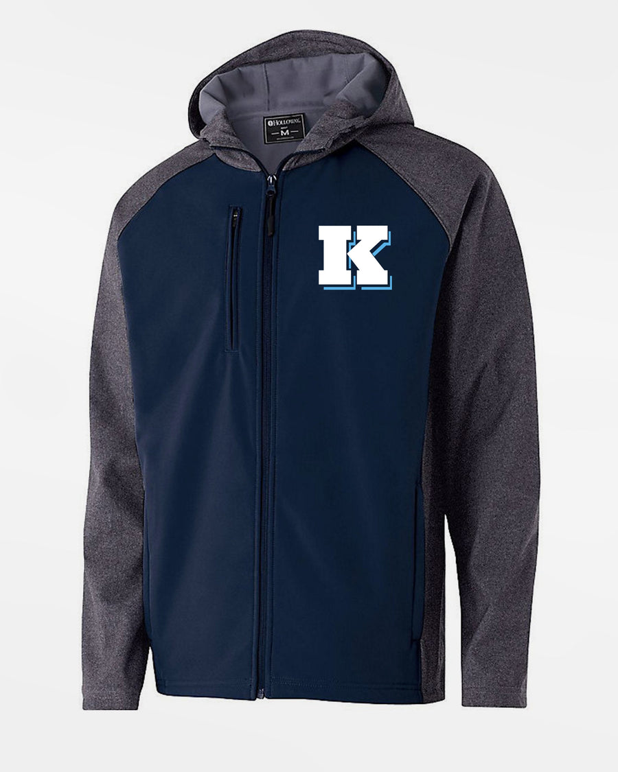Holloway Raider Warmup Softshell Jacket "Kiel Seahawks", K, navy blau-grau-DIAMOND PRIDE