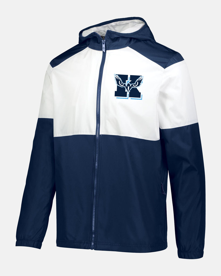 Holloway SeriesX Hooded Jacket "Kiel Seahawks", K & Eyes, navy blau-weiss-DIAMOND PRIDE