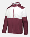 Holloway SeriesX Hooded Jacket, maroon rot-weiss-DIAMOND PRIDE