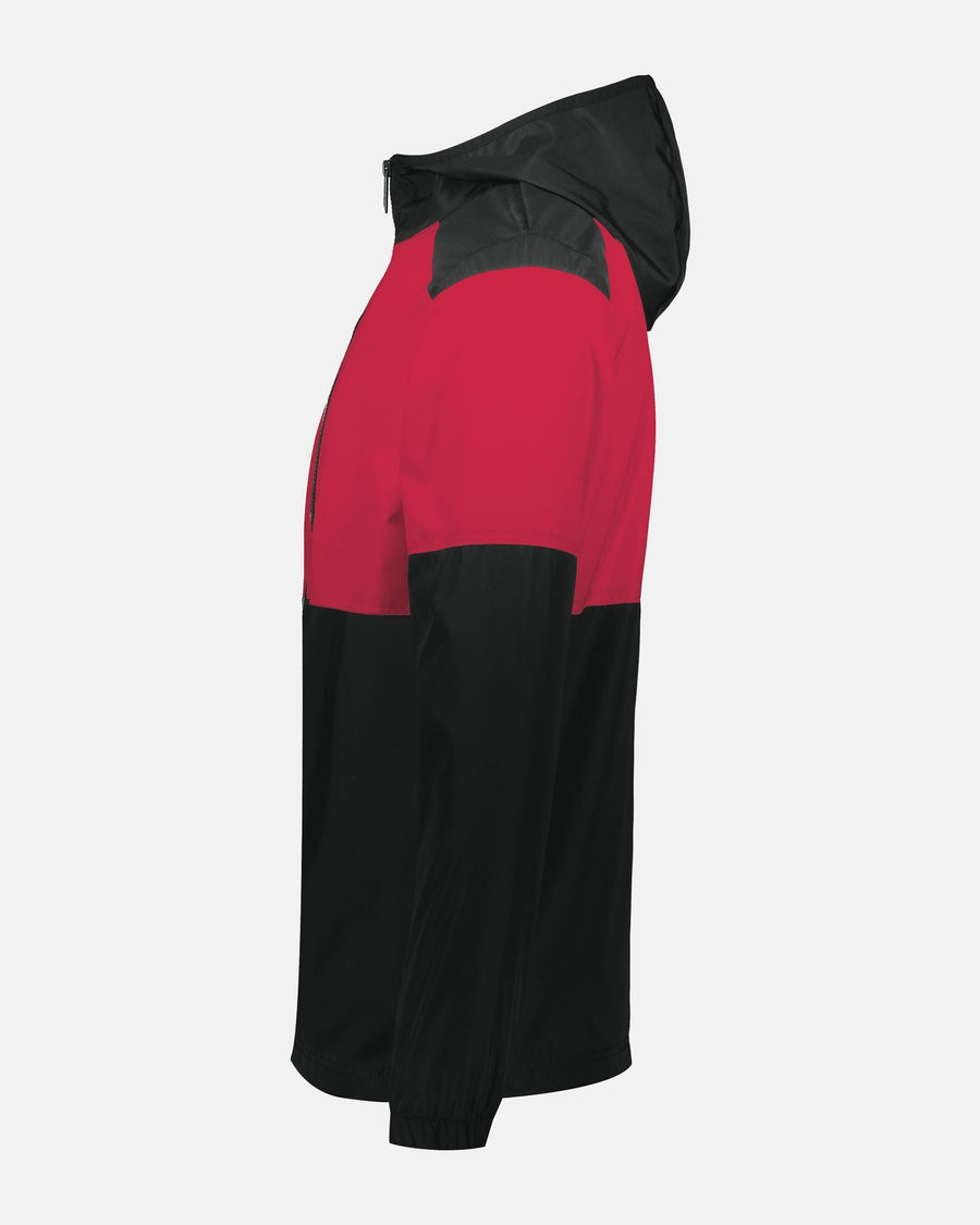 Holloway SeriesX Hooded Jacket, schwarz-rot-DIAMOND PRIDE