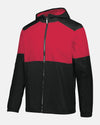 Holloway SeriesX Hooded Jacket, schwarz-rot-DIAMOND PRIDE