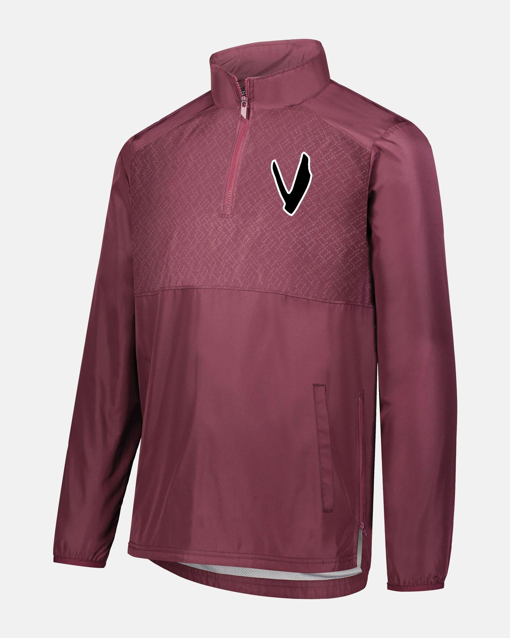 Holloway SeriesX Pullover "Wesseling Vermins", V, maroon rot-DIAMOND PRIDE