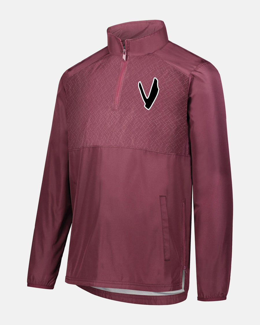 Holloway SeriesX Pullover "Wesseling Vermins", V, maroon rot-DIAMOND PRIDE